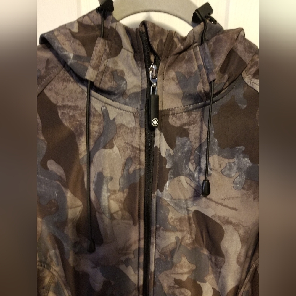NWT Halifax Traders Comoflage Soft Shell Jacket W… - image 3